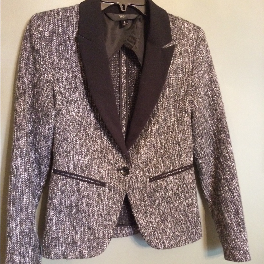 Mossimo Black and Grey Blazer Jacket